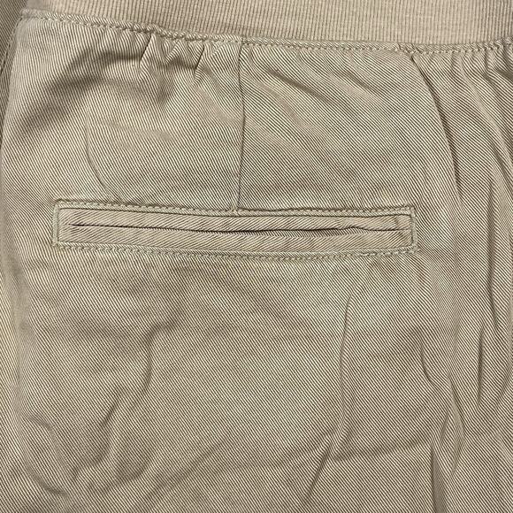 St John's Bay Wide Leg Crop Pants Women's Size 1X Pull On Tencel Beige Biscotti - Picture 2 of 7